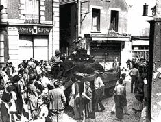 Photo de la libération de Thiais en 1944