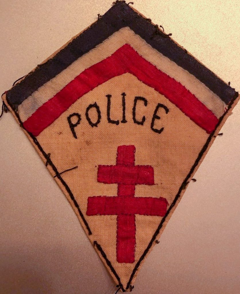 BICHAT 7 brassard section police groupe robert